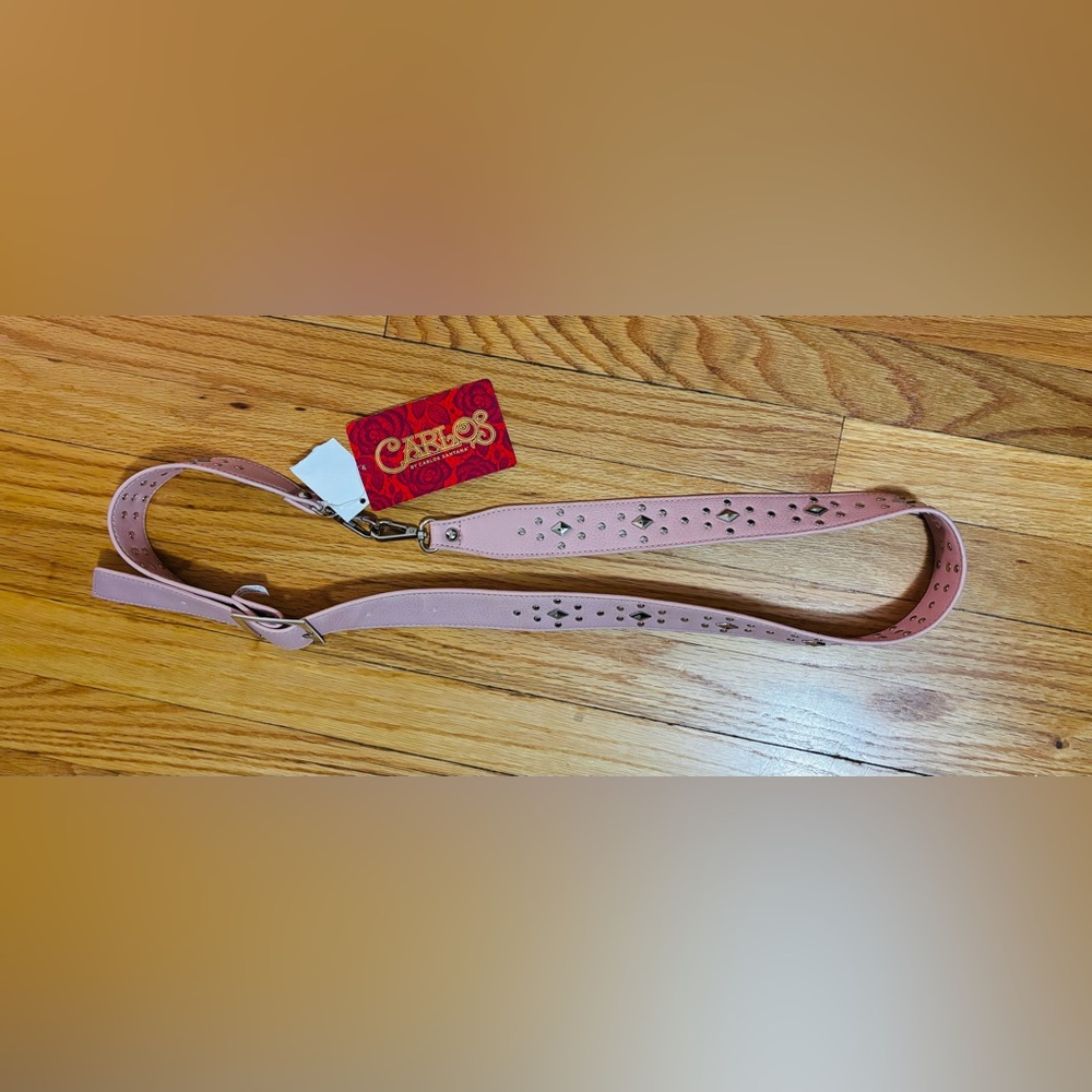 Carlos Santana Pink Bag Strap